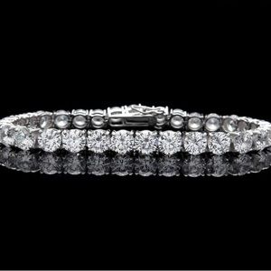 Certified Moissanite Diamond Bracelet 5mm